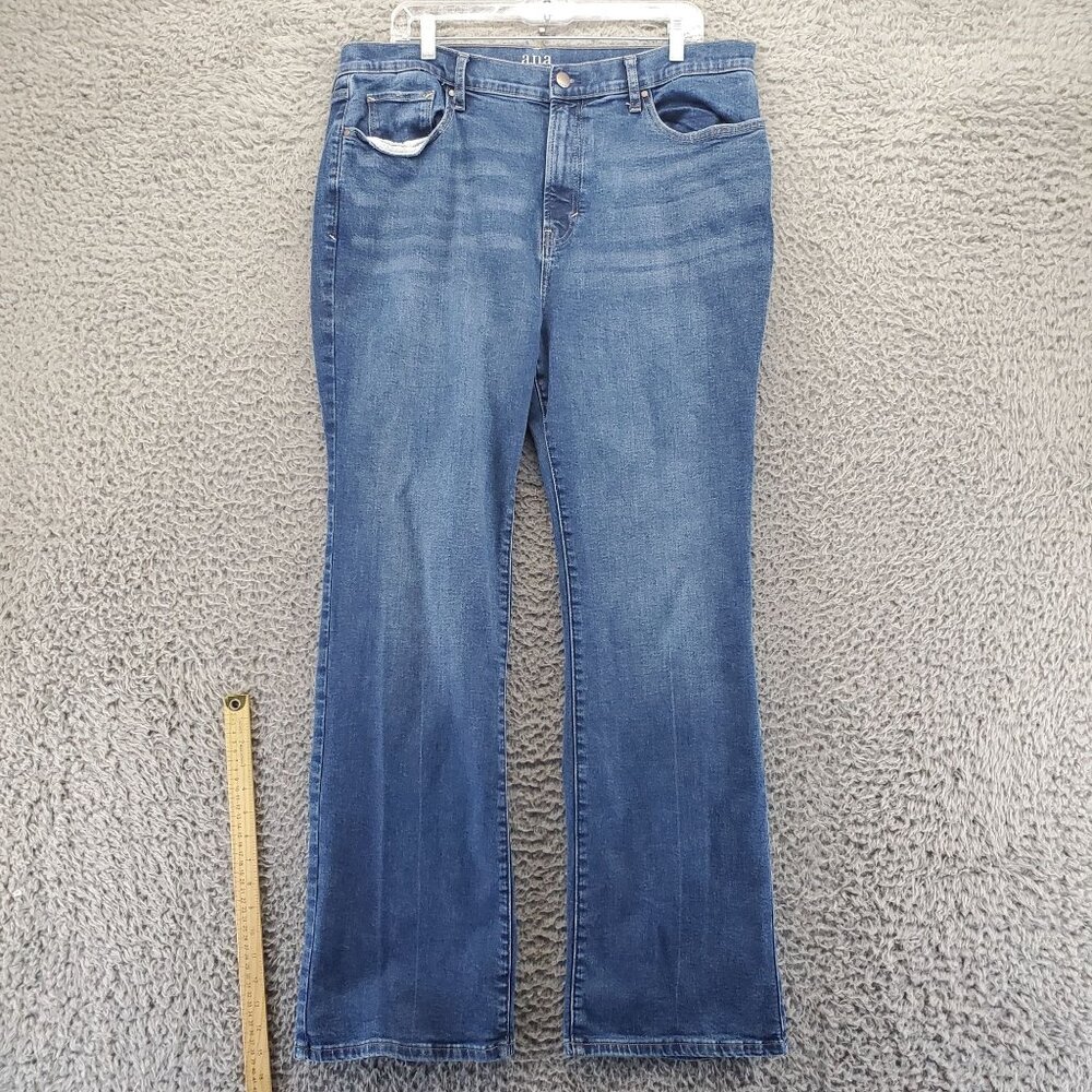 A.n.a Jeans Womens Size 18 Blue High-Rise Vintage Boot Stretch Denim Pakistan